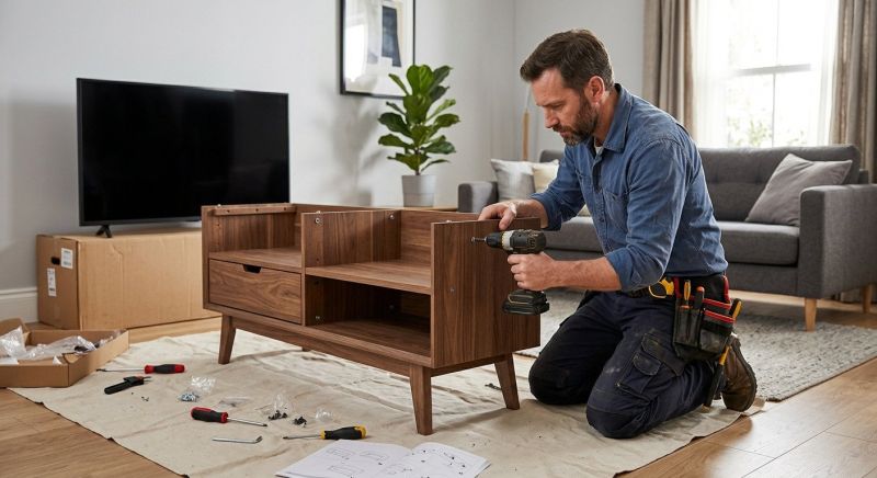 Entertainment Center Assembly in Littleton, CO