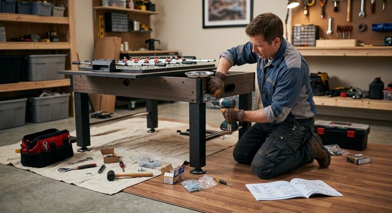 Game Table Assembly in Olathe, KS