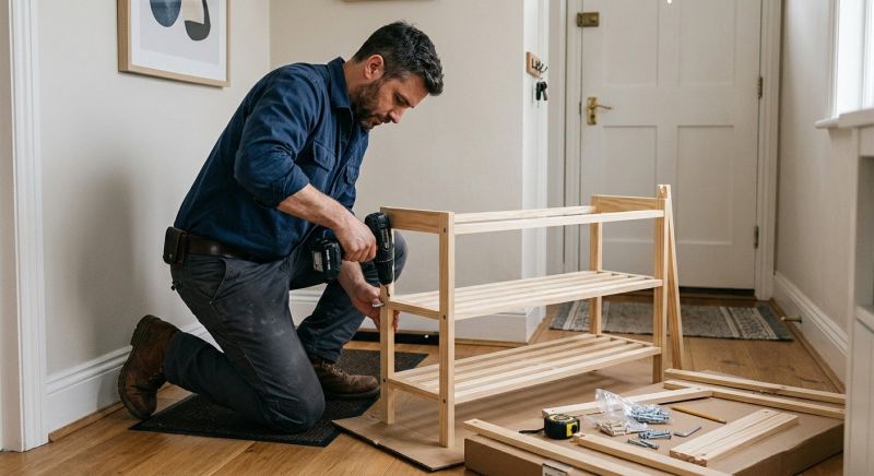 Shoe Rack Assembly in Denver, CO